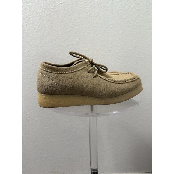 Women's DEX Dexter USA Made Tan Leather Chukka Lace Mocs Booties 6.5 Wore Once - Picture 3 of 7